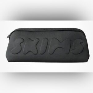 NEW, SKIMS Neoprene Black LARGE Pouch Bag Clutch for Shapewear Makeup Travel Bag